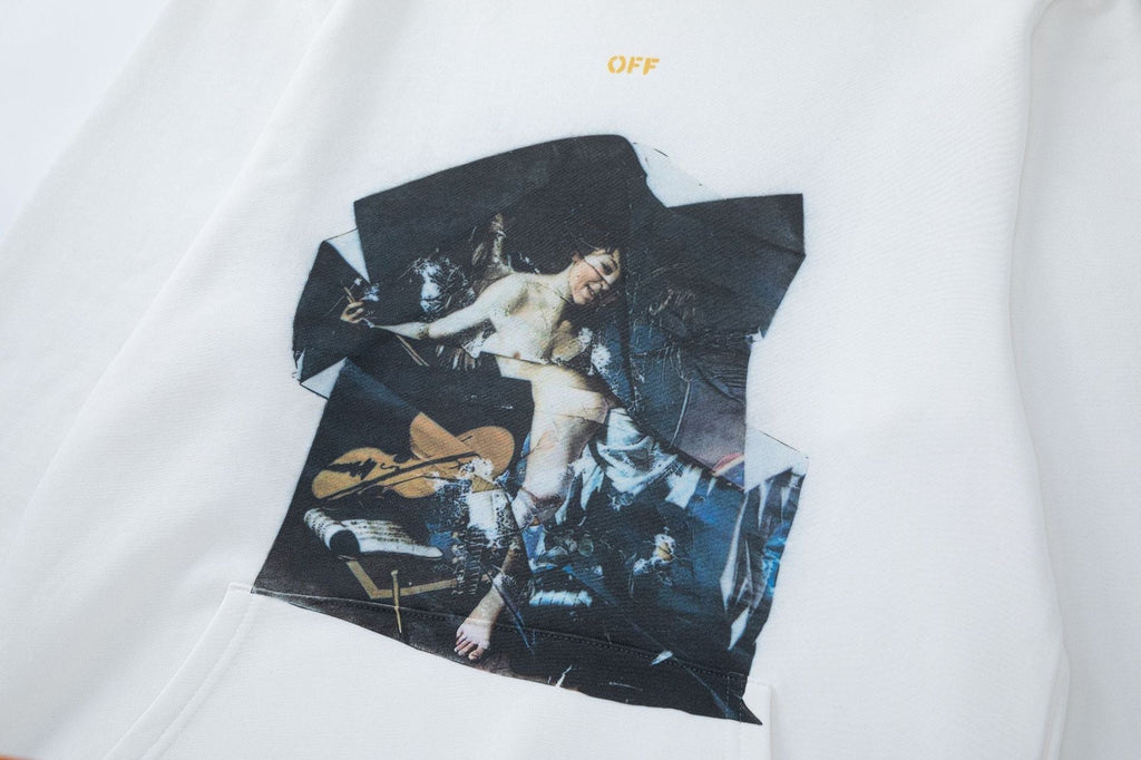 Off-White Graphic-Print  Hoodies